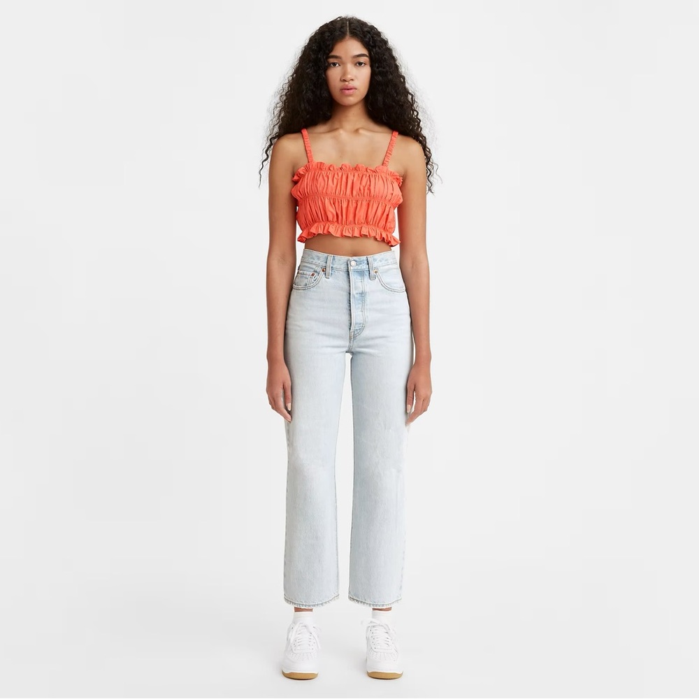 NWT Levi’s Ribcage Straight Ankle Jeans 24”, 27” Inseam, Ojai Shore - Light Wash